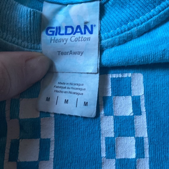 Blue long sleeve shirt with chill on the front - Picture 4 of 4